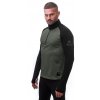 SENSOR COOLMAX THERMO pánská mikina zip olive green černá2