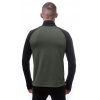 SENSOR COOLMAX THERMO pánská mikina zip olive green černá4