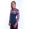 SENSOR COOLMAX THERMO dámská mikina zip deep blue feather 2