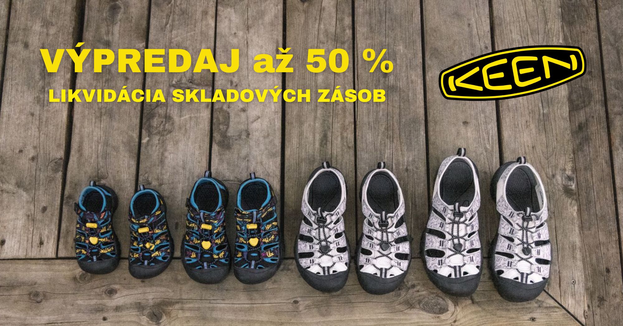 Keen výpredaj
