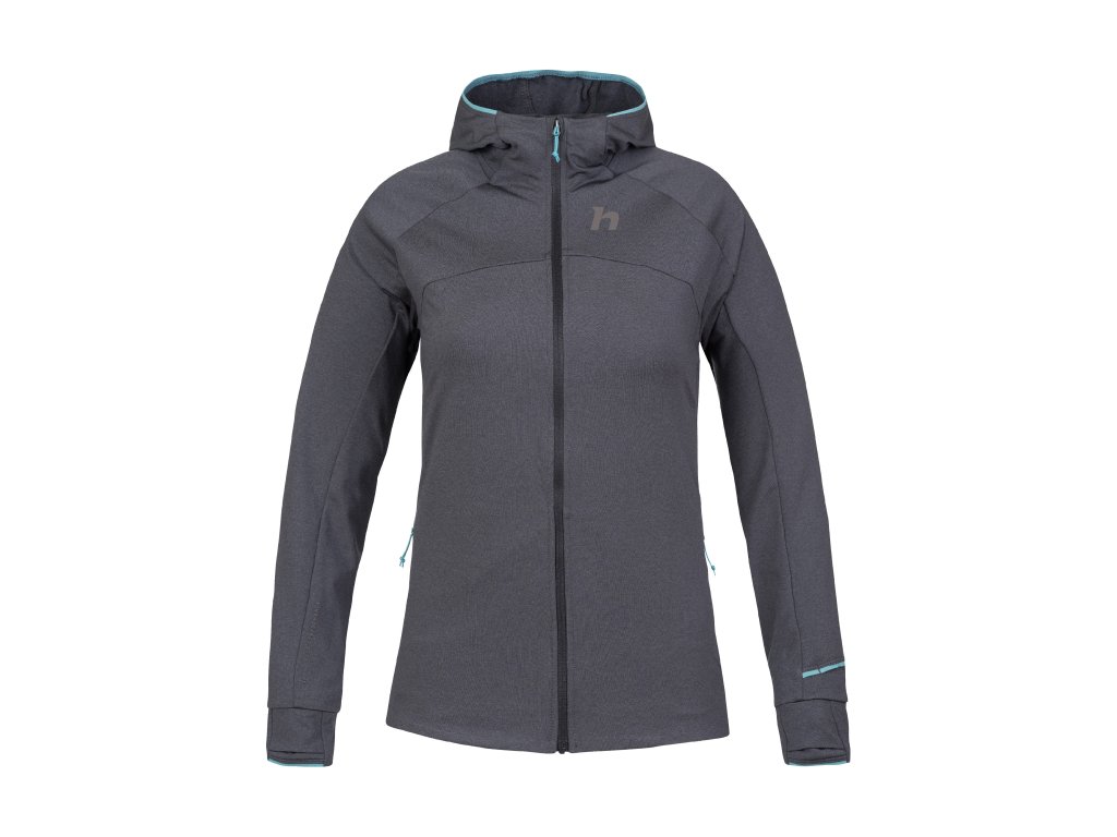 Hannah ELI HOODY anthracite mel Veľkosť: 38