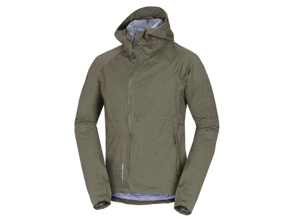 northfinder northkitpro1 dark green panska nepromokava multisportovni bunda sbalitelna bu 32691or 300 01