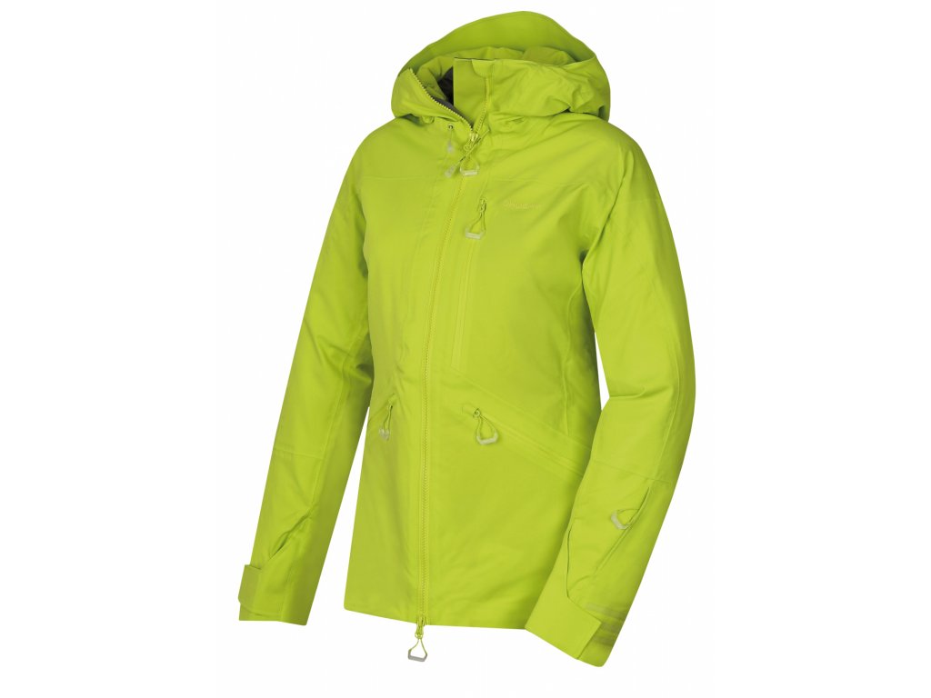 Husky Dámska lyžiarska bunda Gomez l výrazne zelená (Veľkosť L)