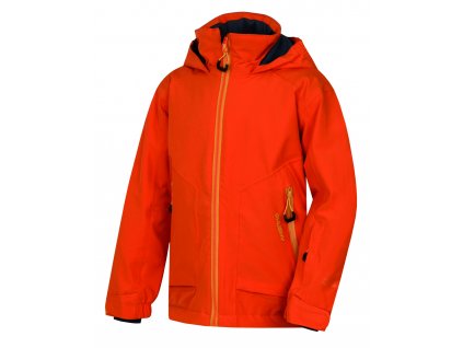 Husky Detská ski bunda Zengl Kids tlmená oranžová (Veľkosť 122-128)