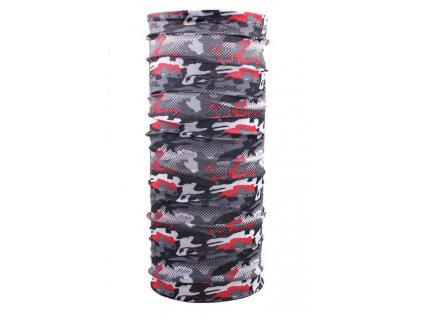 Husky multifunkční šátek   Printemp šedá camouflage