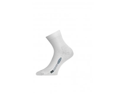 Lasting CXS 001 bílá sportovní trekingová tenká ponožka