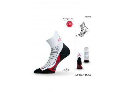 Lasting RPC 093 bílá běžecké ponožky