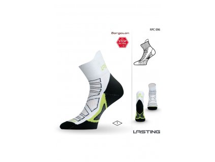 Lasting RPC 096 bílá běžecké ponožky