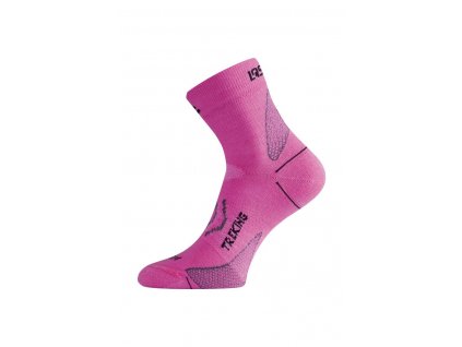 Lasting TNW 498 růžová merino ponožka