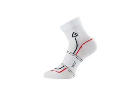 Lasting TRZ 001 ponožky pro aktivní sport bílá