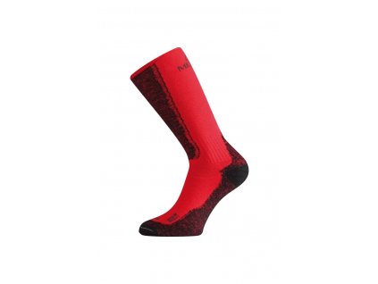 Lasting WSM 389 červená merino ponožky