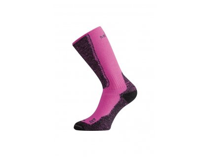 Lasting WSM 489 růžová merino ponožky