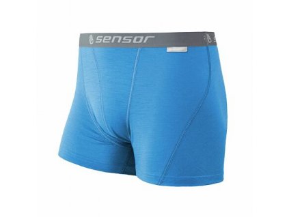 SENSOR MERINO ACTIVE pánské trenky modrá