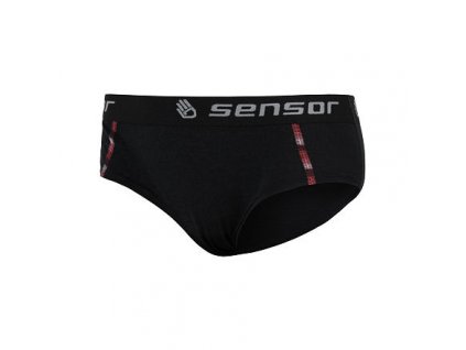 SENSOR MERINO AIR dámské kalhotky černá