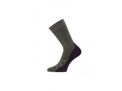 Lasting merino ponožky FWJ zelené
