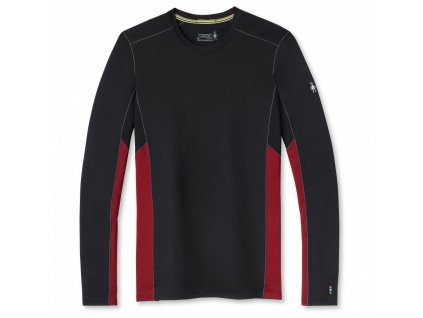 Smartwool M MERINO SPORT 150 LONG SLEEVE CREW tibetan red heather black1