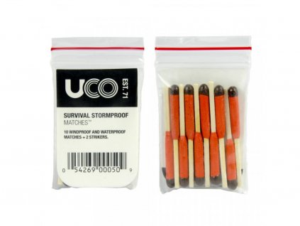 8698 zapalky uco stormproof matches 10 ks