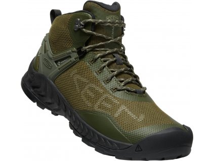 keen nxis evo mid wp men forest night dark olive