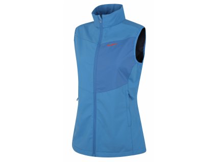 Husky Dámská softshell vesta Salien L lt. blue