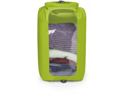 osprey dry sack 35 w window limon green