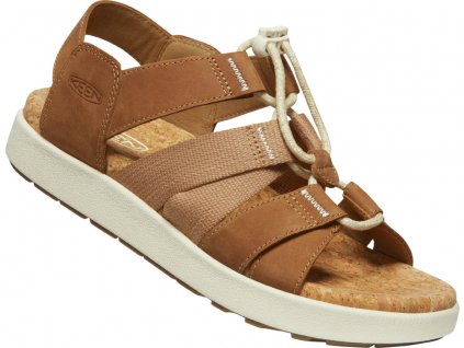 elle mixed strap women toasted coconut birch