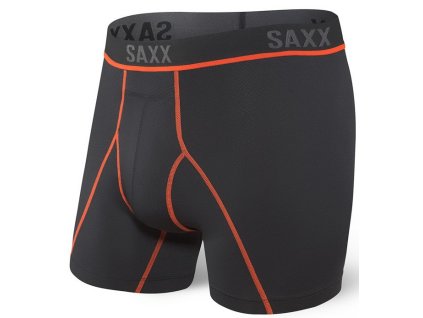 Saxx KINETIC LC MESH BB black/vermillion (Veľkosť L)