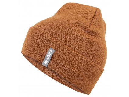 Husky Pánská merino čepice Merhat 1 mustard