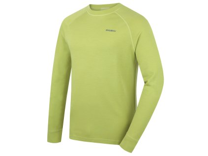 Husky Pánská merino mikina Aron M bright green