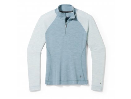 Smartwool W CLASSIC THERMAL MERINO BL 1/4 ZIP B lead heather