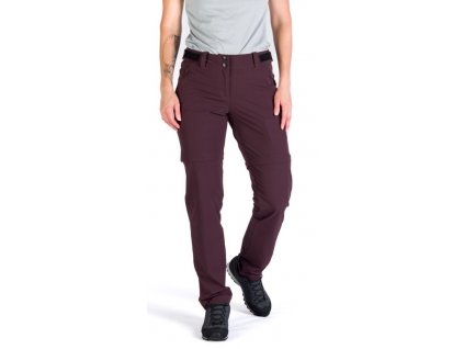 Northfinder KAY plum NO 4933OR 481 dámské turistické elastické kalhoty 2v1