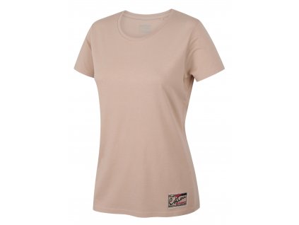 Husky Dámske bavlnené tričko Tee Base L beige (Veľkosť L)