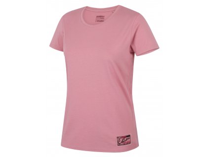 Husky Dámske bavlnené tričko Tee Base L pink (Veľkosť L)