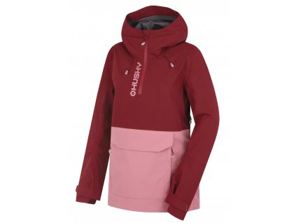 Husky Dámska outdoor bunda Nabbi L bordo/pink (Veľkosť L)