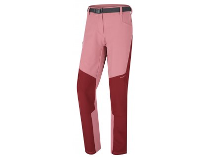 Husky Dámske outdoor nohavice Keiry L bordo/pink (Veľkosť L)