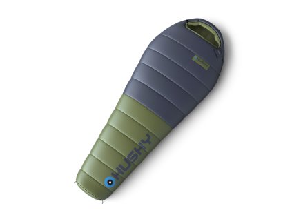 Husky Perový letný spacák Devon blue/khaki (Veľkosť OneSize)