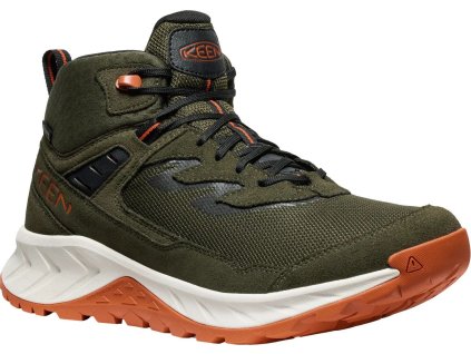keen hightrail mid wp men forest night gold flame