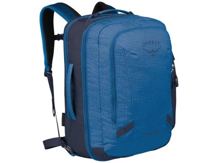 osprey transporter carry on bag 36 blue flame scoria blue