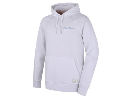 Husky Pánská bavlněná mikina Buggy M white (Velikost L)
