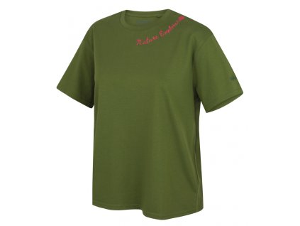 Husky Dámské bavlněné triko Tee Nature L green (Velikost L)