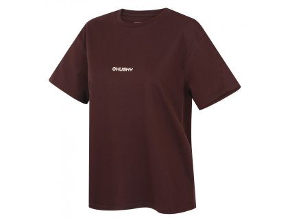 Husky Dámské bavlněné triko Tee Stamp L brown (Velikost L)
