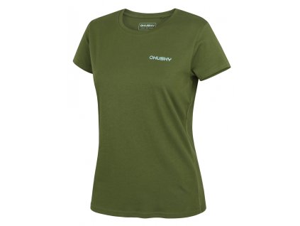 Husky Dámské bavlněné triko Tee Walker L green (Velikost L)