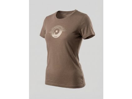 Husky Dámské triko Mertis L beige (Velikost L)