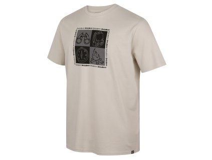 Husky Pánské bavlněné triko Tee Square M grey (Velikost L)