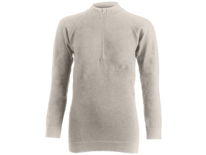 Lasting dámské merino triko MAZALA béžové (Velikost L/XL)