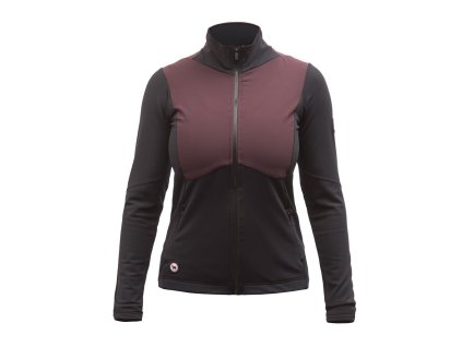 FT WOMEN'S CROSS POINT HYBRID JACKET TRUE BLACKPORT RED