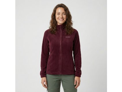 Husky Dámská fleecová mikina Aflee L bordo (Velikost L)