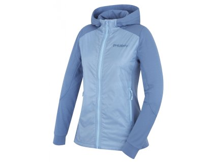 Husky Dámská mikina na zip Any L blue (Velikost L)