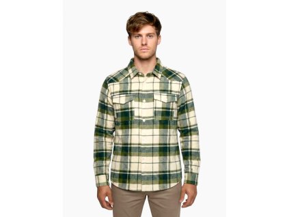 Husky Pánská flanelová košile Gaia M green (Velikost L)