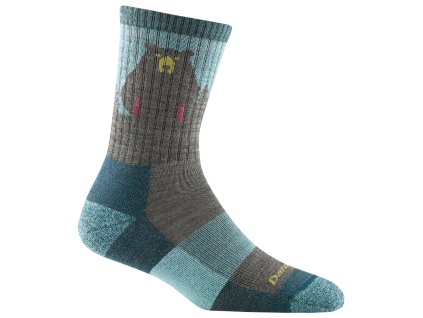 Darn Tough BEAR TOWN MICRO CREW LIGHTWEIGHT WITH CUSHION aqua