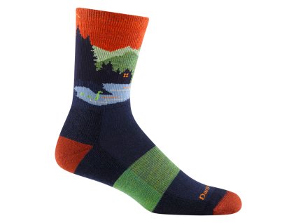 Darn Tough CLOSE ENCOUNTERS MICRO CREW MIDWEIGHT WITH CUSHION eclipse